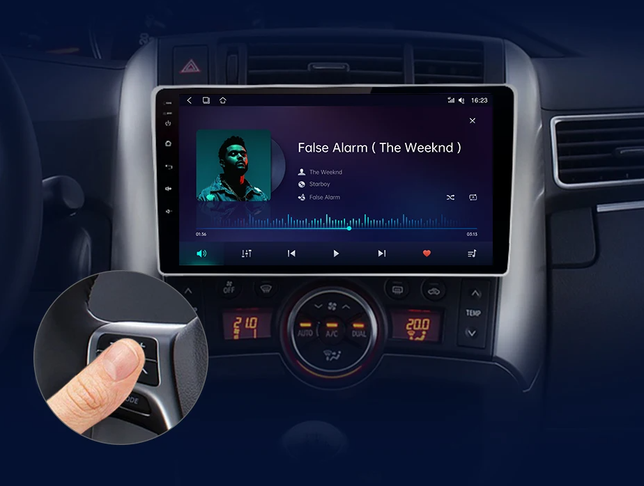 Rádio pro Toyota Verso R20 od roku 2009 - 2018 GPS 4G s bezdrátovým CarPlay a Android Auto