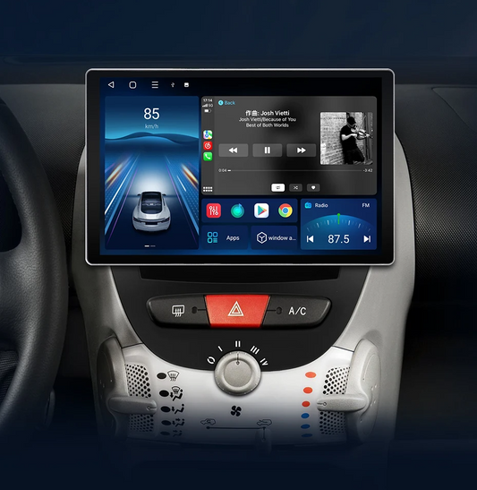 Radio do Peugeot 107, Toyota Aygo, Citroen C1 od 2005 Multimedia z CarPlay i Android Auto