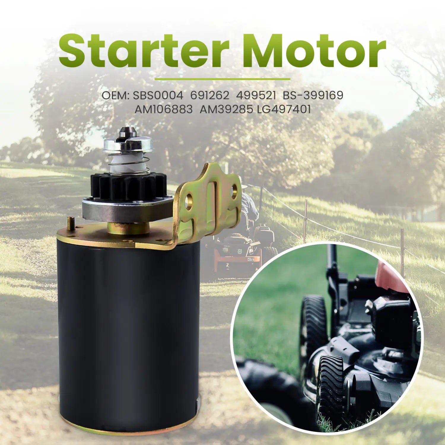 Starter for Briggs &Stratton Toro Lawn Mower 16 Teeth 106883 499521 5778 SBS0004 399169 691262 795121 BS-399169
