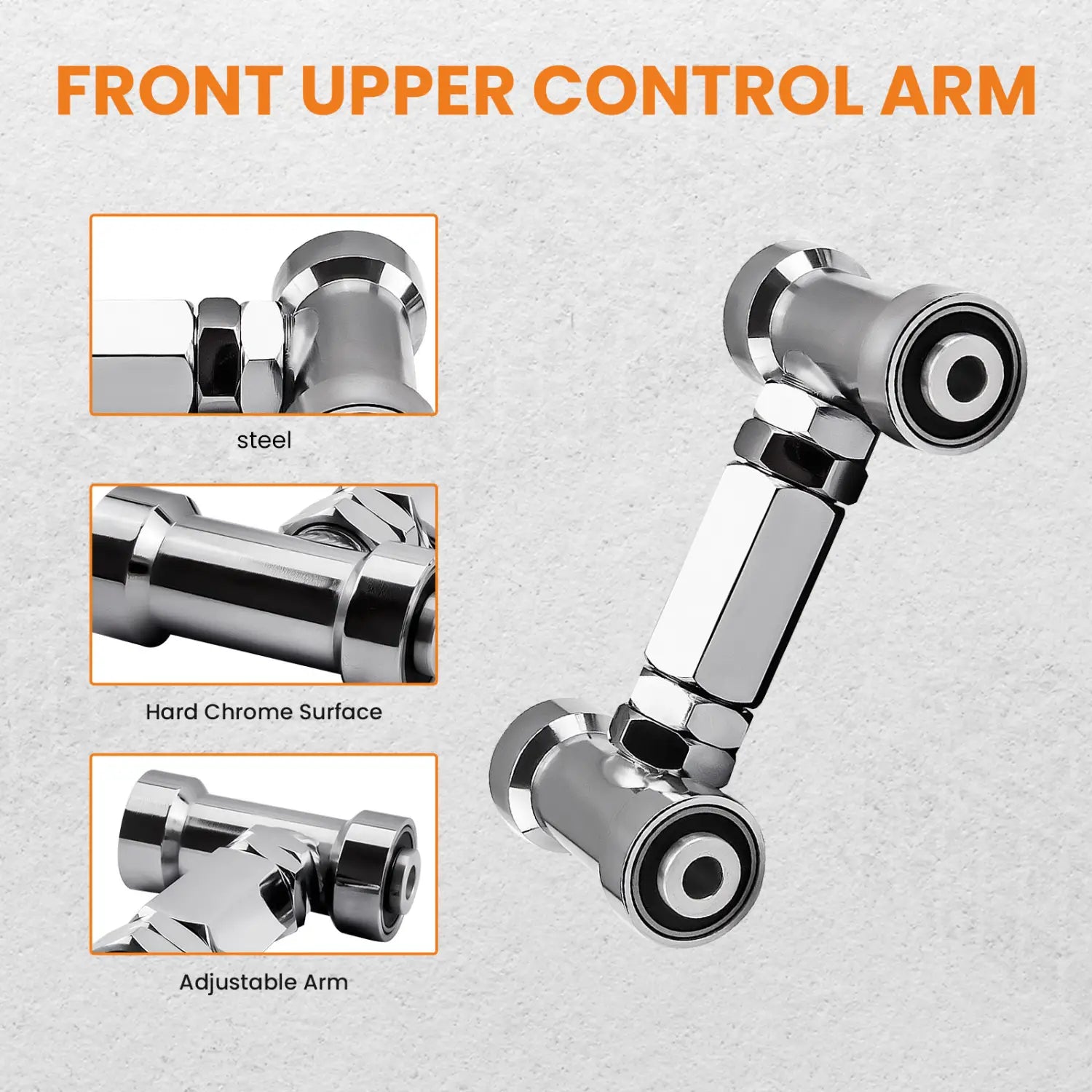 Adjustable Front Upper Camber Arms Fit for Nissan Skyline R32 GTR GTST 300zx Z32 Adjustable Front Upper Camber Control