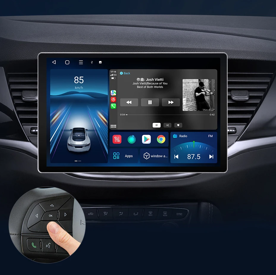 Radijas, skirtas Opel Astra K 2015–2019 Wireless CarPlay ir Android Auto