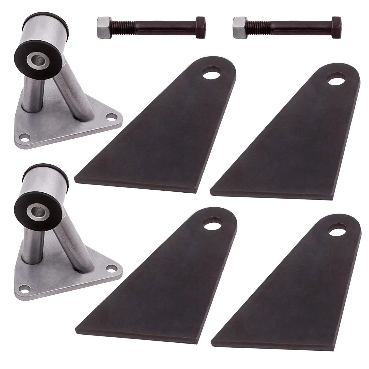 2 Pieces Engine Bracket Suitable For Sbc Hardware Included Bushing Base Steel Material For Chevy BBC SBC 350 396 454