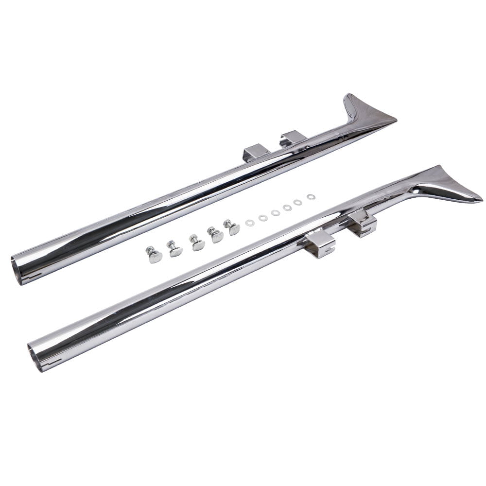 36’’ Fishtail Exhaust Slip On Muffler for Harley Touring Electra Road Glide 95-06
