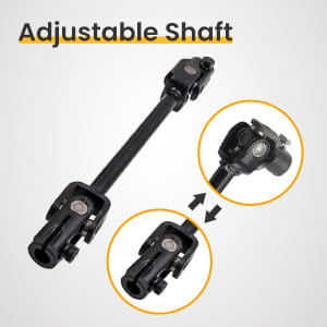 Steering Wheel Parts Tie Rod Rack Adjustable Shaft Set Unit For 110cc Go Kart 110cc Go Kart Assembly Shaft Kit