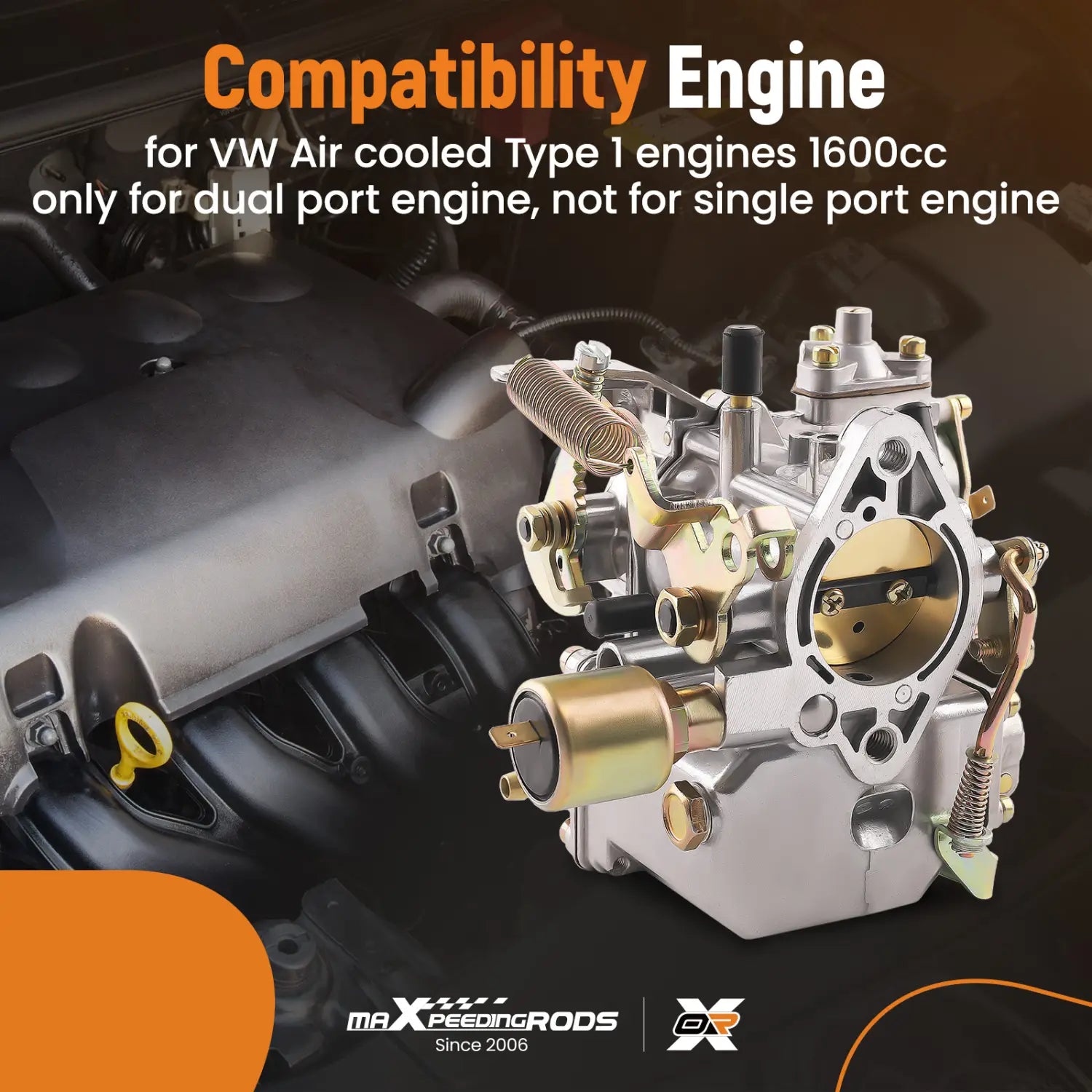 39 PICT-3 Carburetor for VW Dual Port Air Cooled Type 1 Engine Automatic Choke