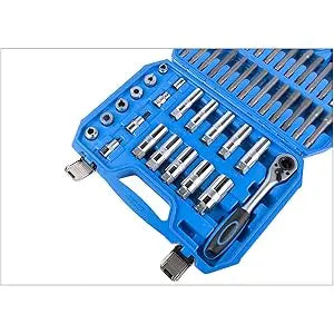 AP03 50 kpl Ohjaustuen joustintuen mutterin irrotustyökalun hylsysarja Go-thru Socket Kit for Ford VW Seat Fiat