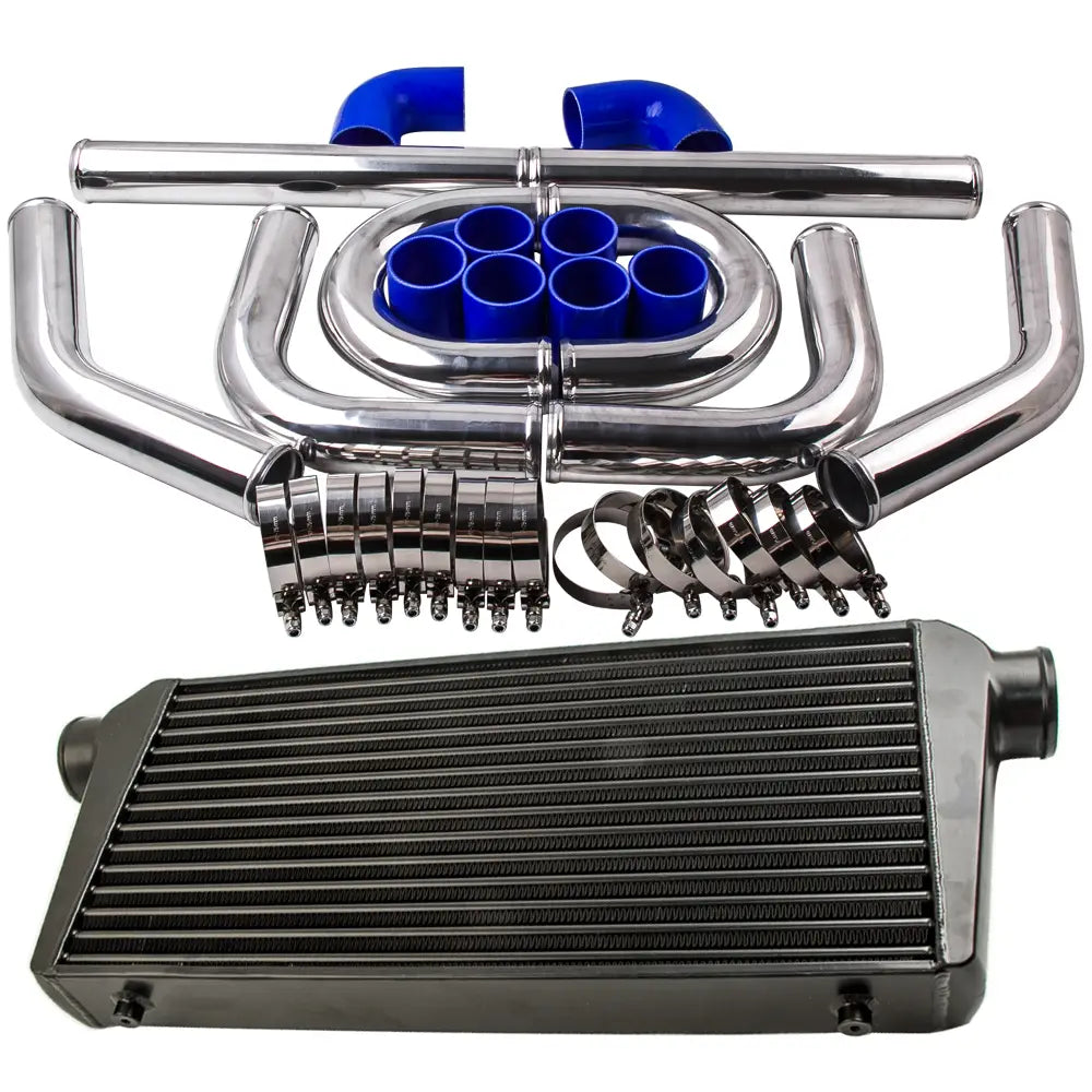 600x300x76 Intercooler 3.0’’ 76mm Inlet Outlet + 2.5’’ 64mm Intercooler Pipe Kits