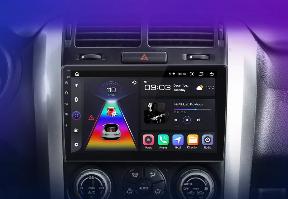 Radio voor Suzuki Grand Vitara 2005 - 2015 met draadloze CarPlay en Android Auto - Multimediasysteem