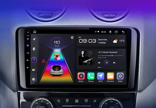 Radio do Mercedesa Benz ML W164 i Klasy GL X164 – Bezprzewodowe CarPlay i Android Auto