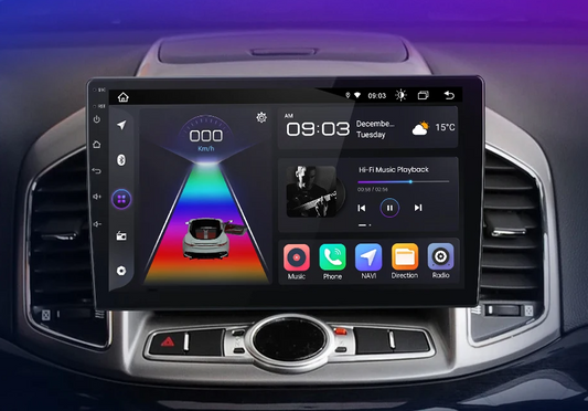 Radio dla Chevrolet Captiva 2011 - 2016 –  CarPlay, 4G 2-DIN, Multimedia GPS AI Voice Android Auto