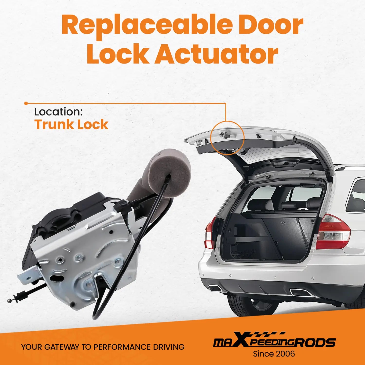 Lock Mechanism Tailgate Boot Lid for Mercedes W251 W164 A1647400435 A1647400735 1647400335