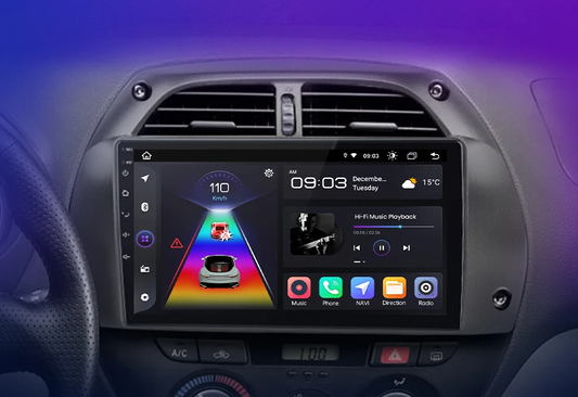 Radio dla Toyota RAV4 od 2001 - 2005 – Bezprzewodowy CarPlay i Android Auto