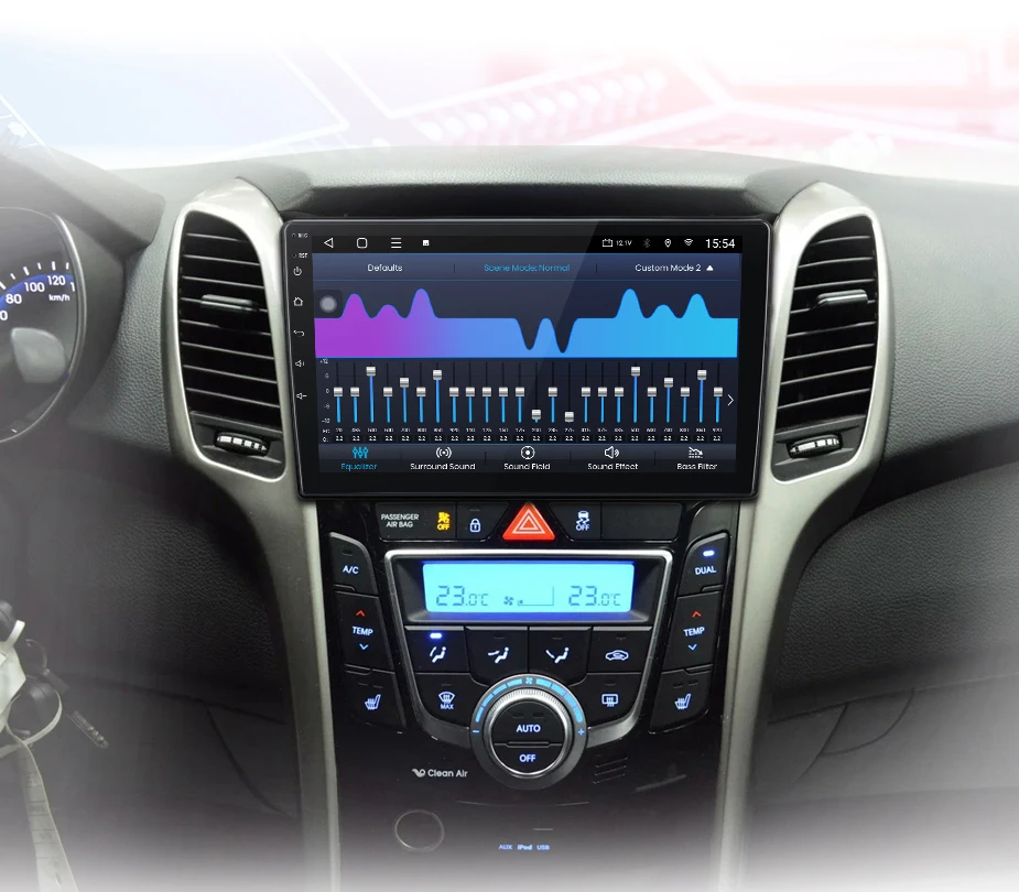 Radio para Hyundai i30/Elantra GT 2011 - 2017 con CarPlay Inalámbrico y Android Auto