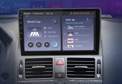 Radio Android con CarPlay per Mercedes Benz Classe C W204/S204 dal 2006 al 2011