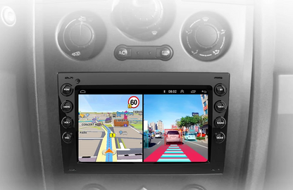 Rádió Renault Megane 2-höz 2002-2009 CarPlay és Android Auto 2DIN Multimedia - 4G GPS