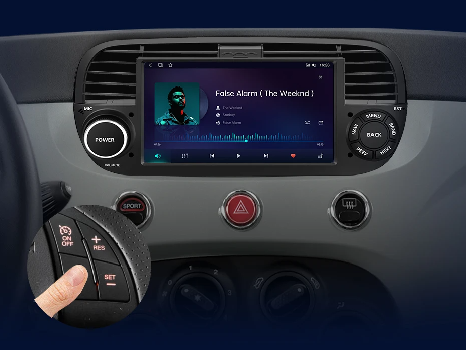 Radio voor Fiat Tipo/Egea 2015 - 2017 Multimediasysteem GPS Android Auto met CarPlay