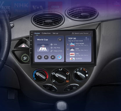 Radio pour Ford Fiesta 1995 - 2001 et Focus Mk1 de 1998 - 2004 CarPlay et Android Auto