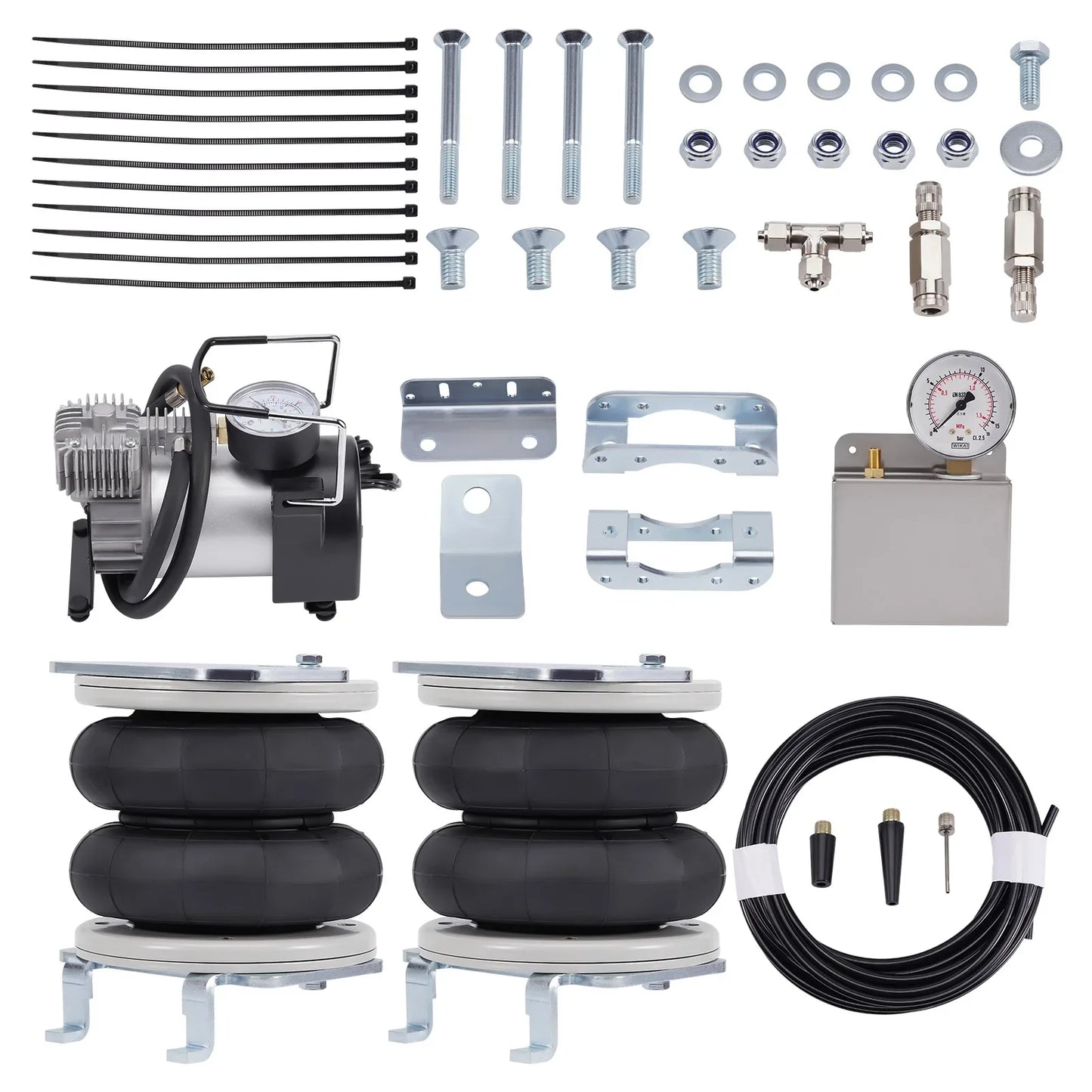 Luftfjädringssats med kompressor till Opel Movano X70 FWD 1999-2010 4000KG