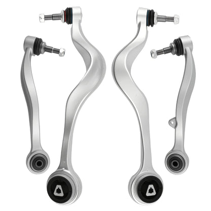 4X FRONT NEDRE AFHJÆDRING SÆT FOR BETJENINGSARME TIL BMW 5ER E60 TOURING E61