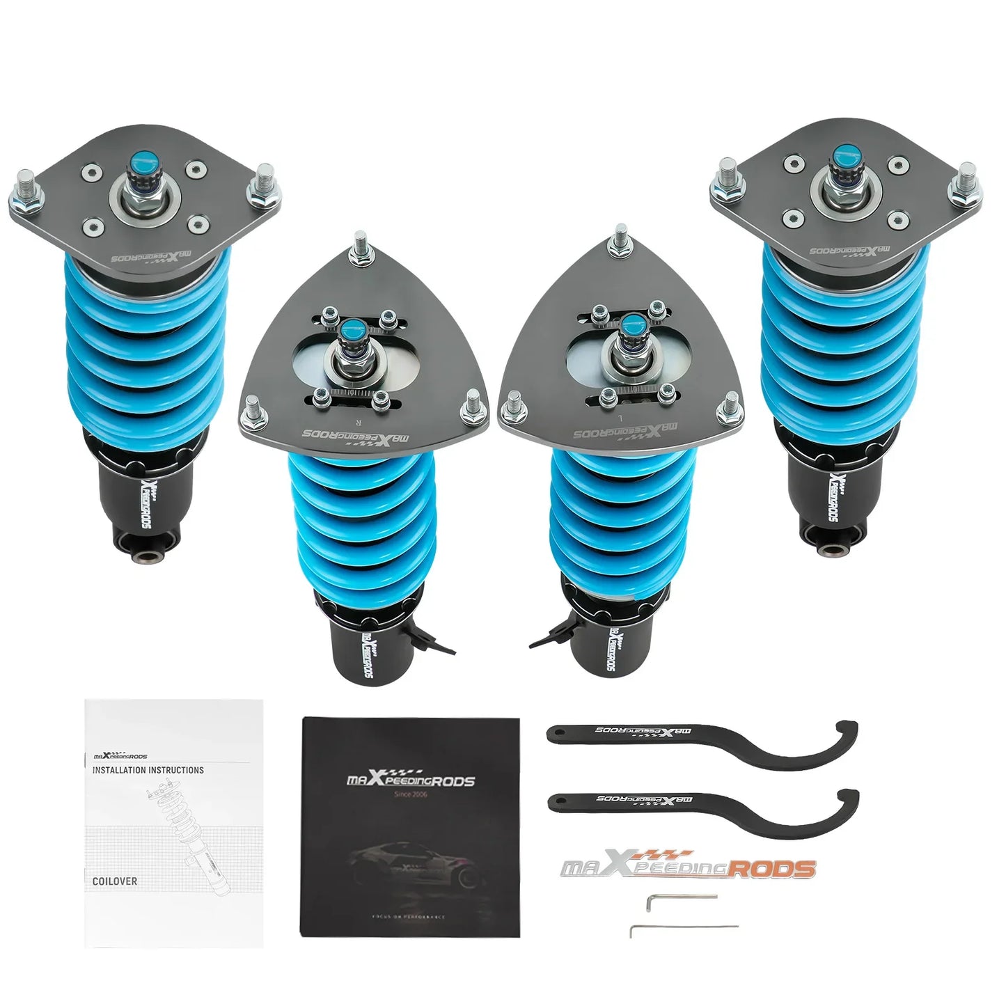 MaXpeedingrods T6 Adjustable Coilovers Suspension For Subaru Impreza WRX 2008-14