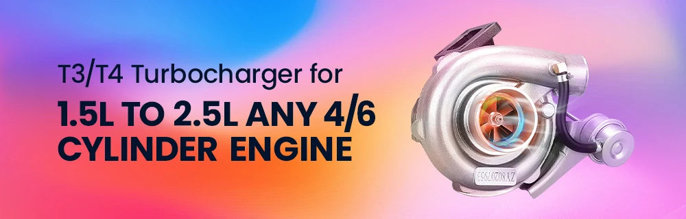 GT30 GT3037 GT3076 4 bolts Flange A/R 0.6 0.82 Water Cool Universal Turbocharger for All 4 / 6 cyl 2.5L-3.0L engines