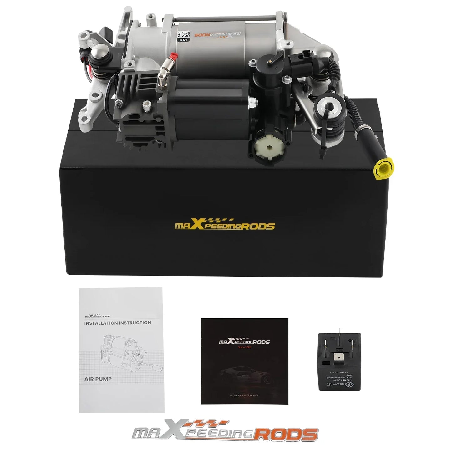 Air Suspension Compressor Pump W/ Bracket For Porsche Cayenne 955 9PA 2002-2010