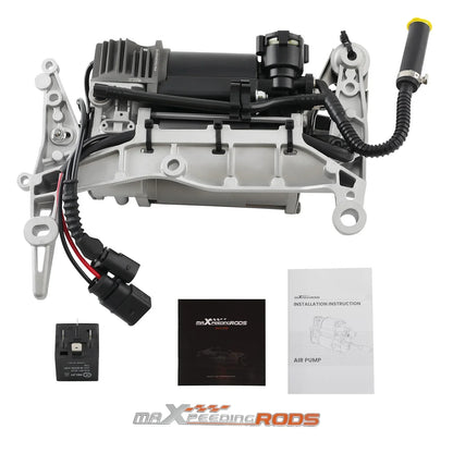Air Suspension Compressor Pump W/ Bracket For Porsche Cayenne 955 9PA 2002-2010
