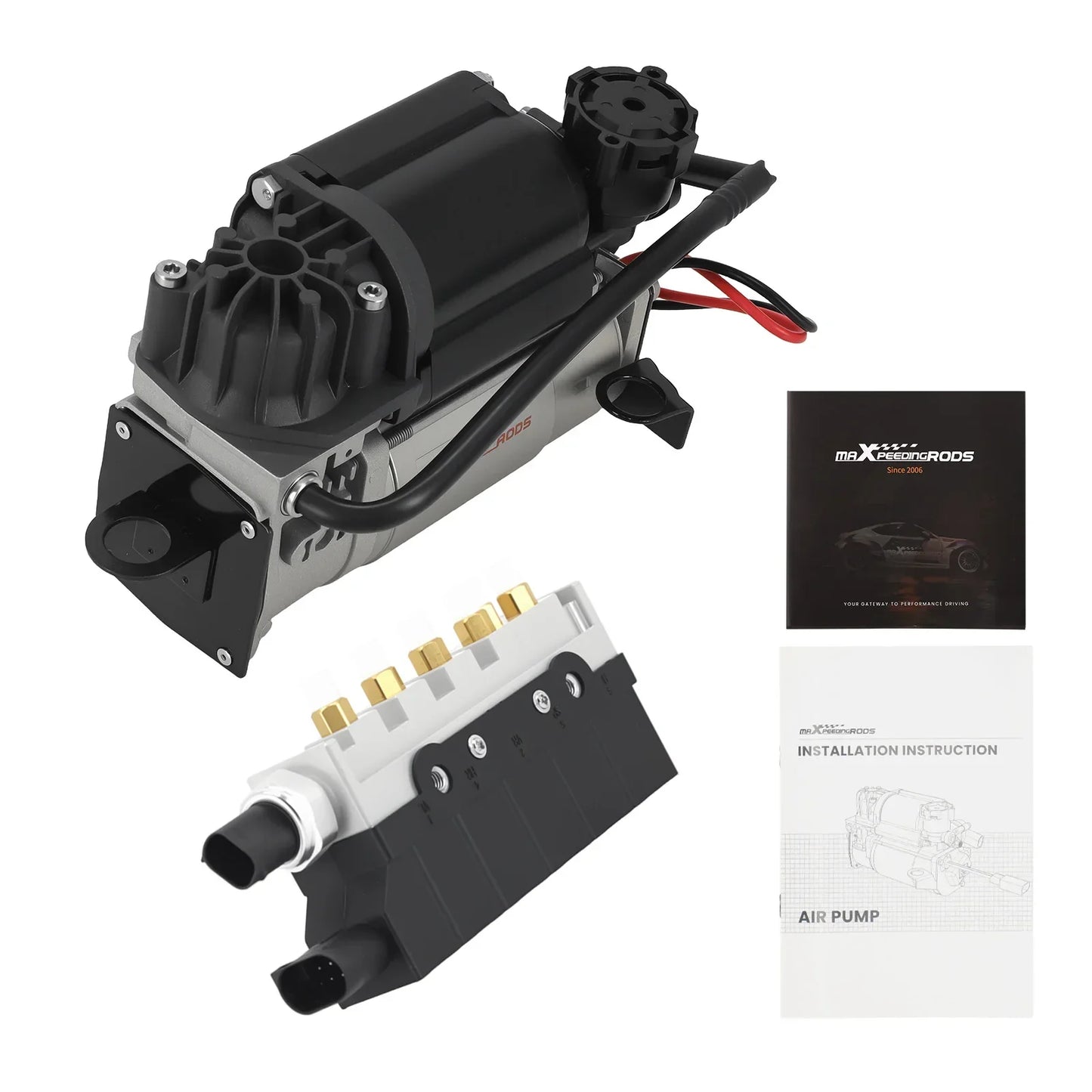 Air Suspension Compressor + Valve Block Bracket For Mercedes W220 E500 S430