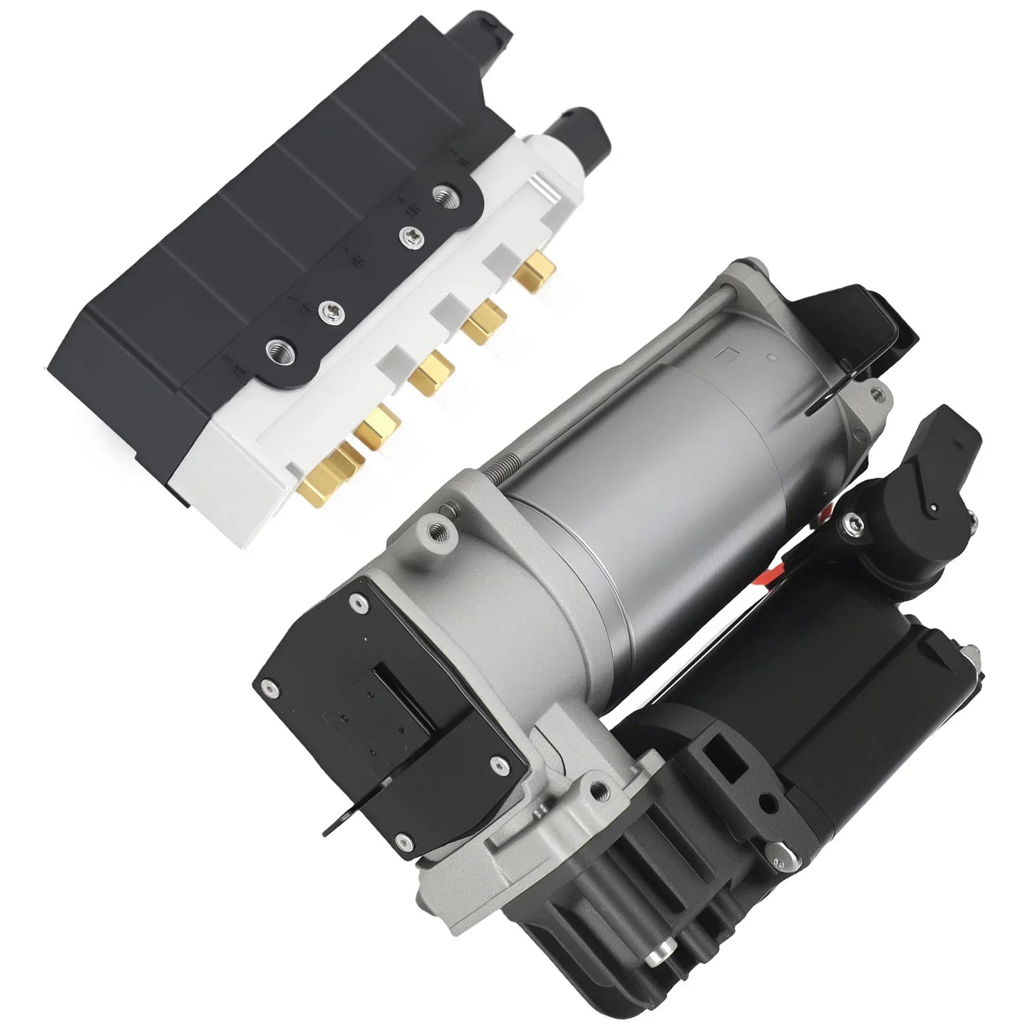 Air Suspension Compressor + Valve Block Bracket For Mercedes W220 E500 S430
