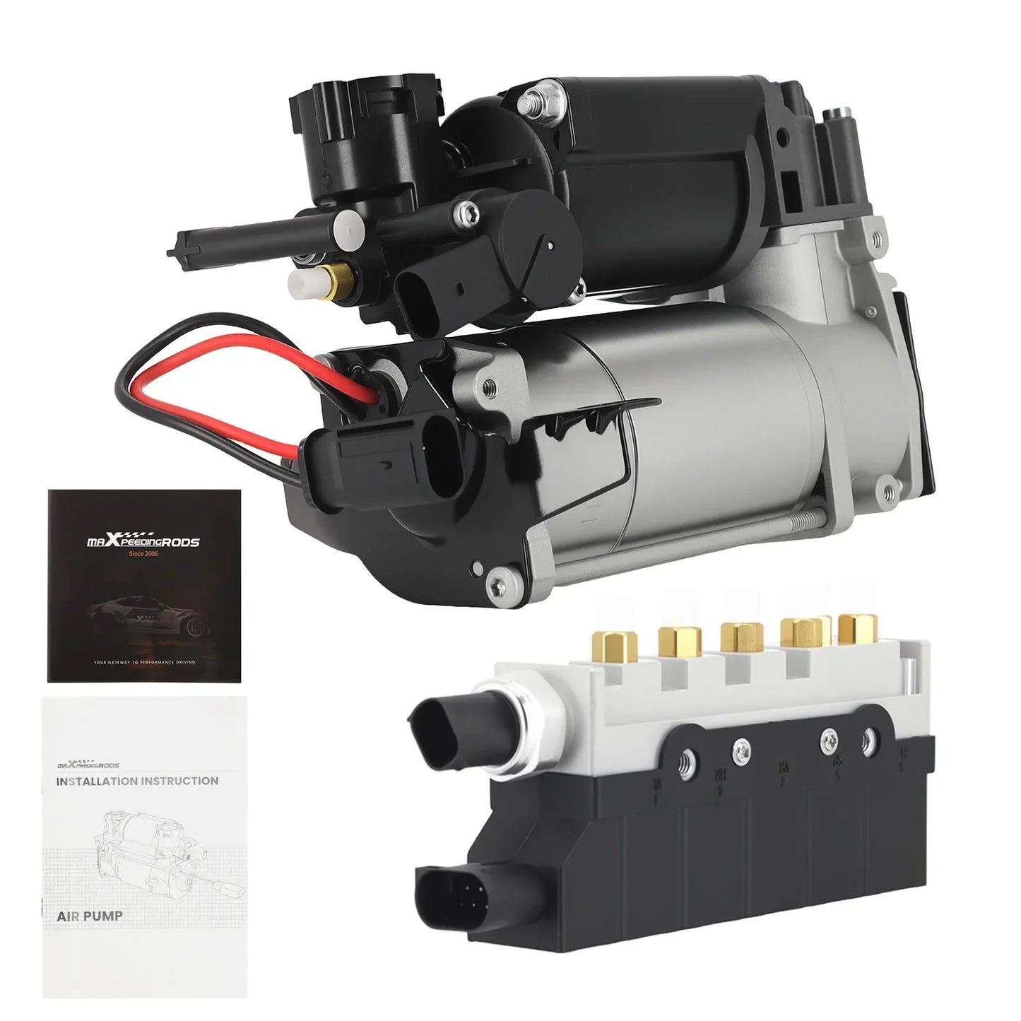 Air Suspension Compressor + Valve Block Bracket For Mercedes W220 E500 S430