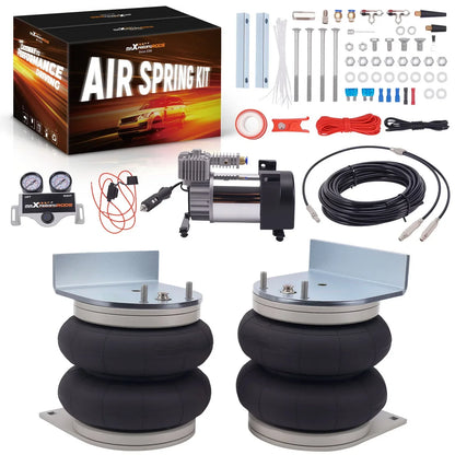 KIT de ressorts de suspension pneumatique + double manomètre pour Renault Master 2010-2024 4000kg