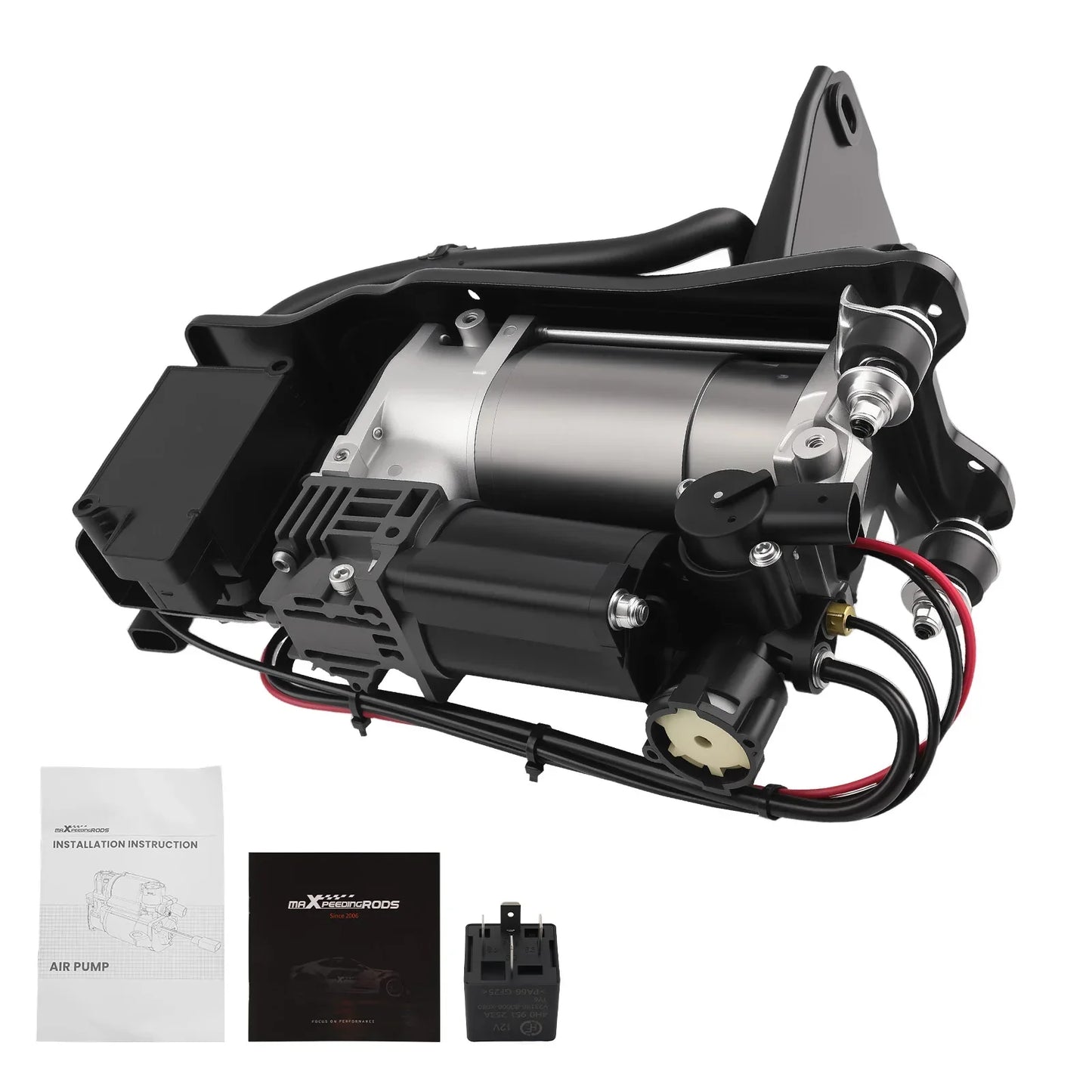 Airmatic fjädringskompressor + ventilblock för Audi A6 C6 4F Allroad 4F0616006