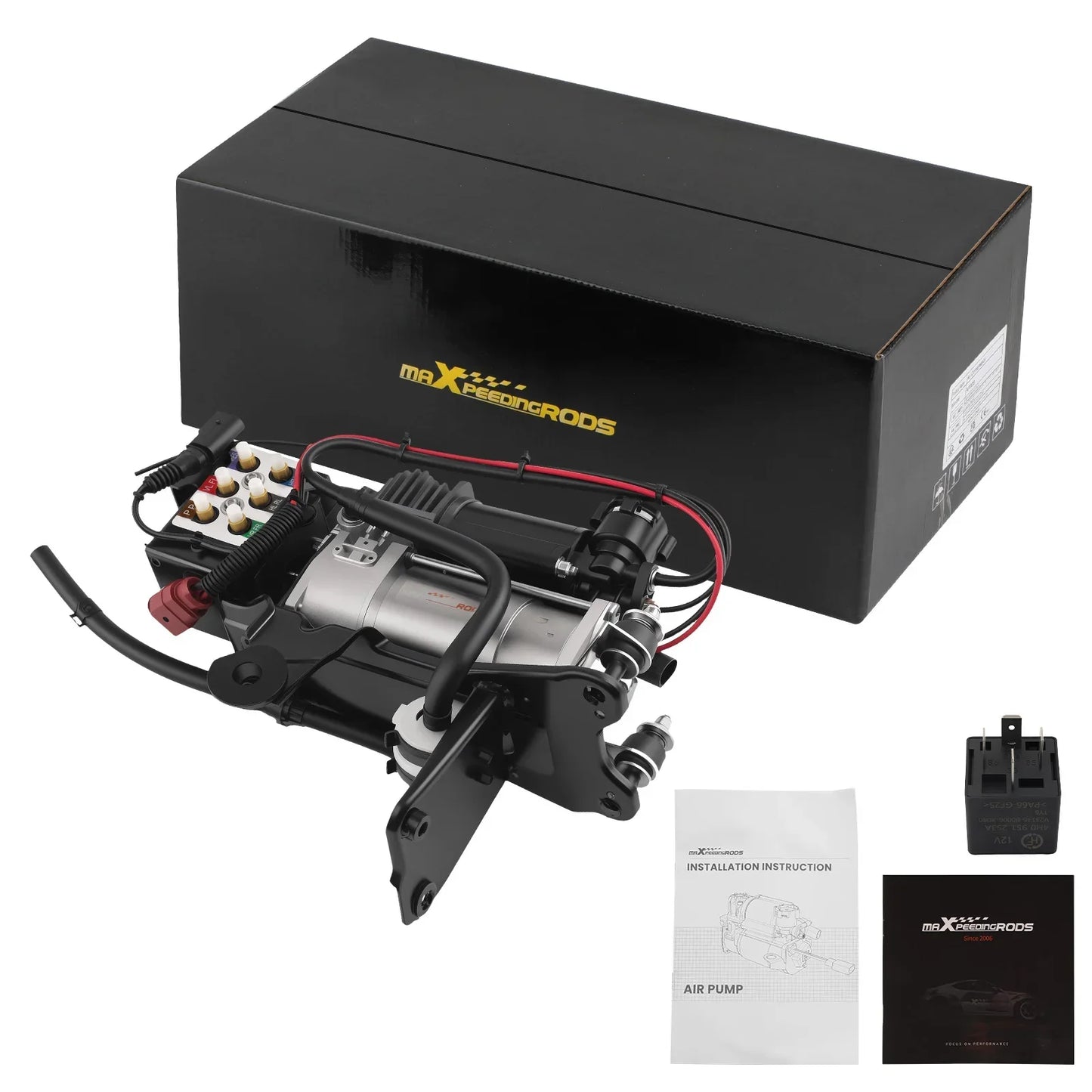 Airmatic fjädringskompressor + ventilblock för Audi A6 C6 4F Allroad 4F0616006
