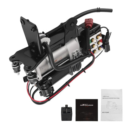 Airmatic fjädringskompressor + ventilblock för Audi A6 C6 4F Allroad 4F0616006