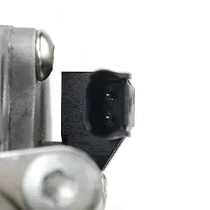 Czarny plastikowy konektor z metalową obudową i śrubą do oem części skrzyni rozdzielczej bmw xdrive