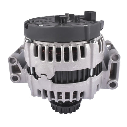 Alternator ap03 z kołem rozłączającym do volvo s60 srebrny aluminiowy z czarnymi plastikami i chłodzeniem ccw rotation