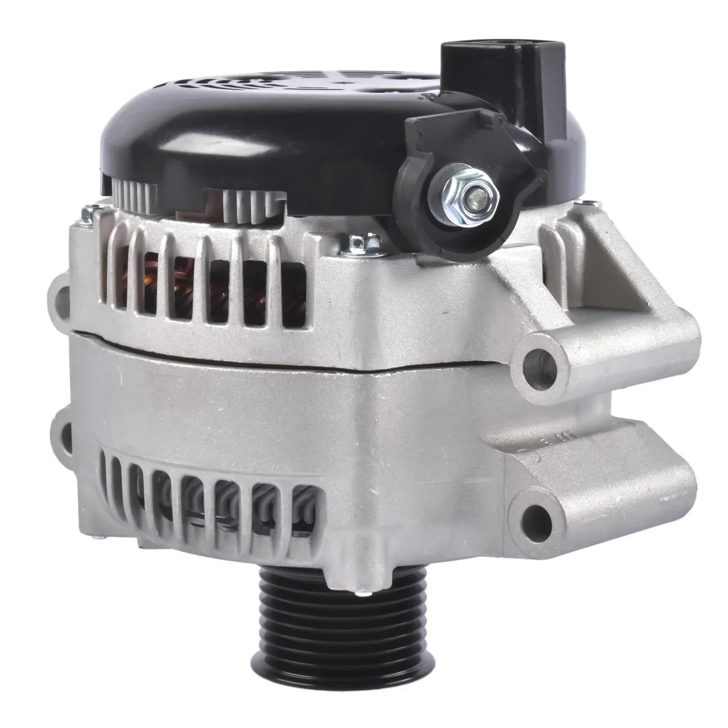 Nowy srebrny alternator z aluminium do bmw 435i gran coupe 435i x3 x4 x5 x6 i bmw 535i