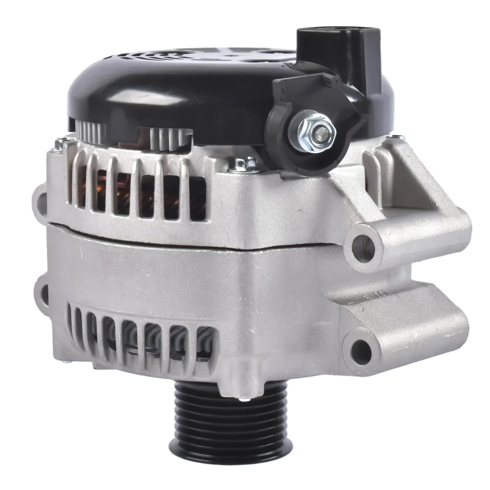 Nowy srebrny alternator z aluminium do bmw 435i gran coupe 435i x3 x4 x5 x6 i bmw 535i