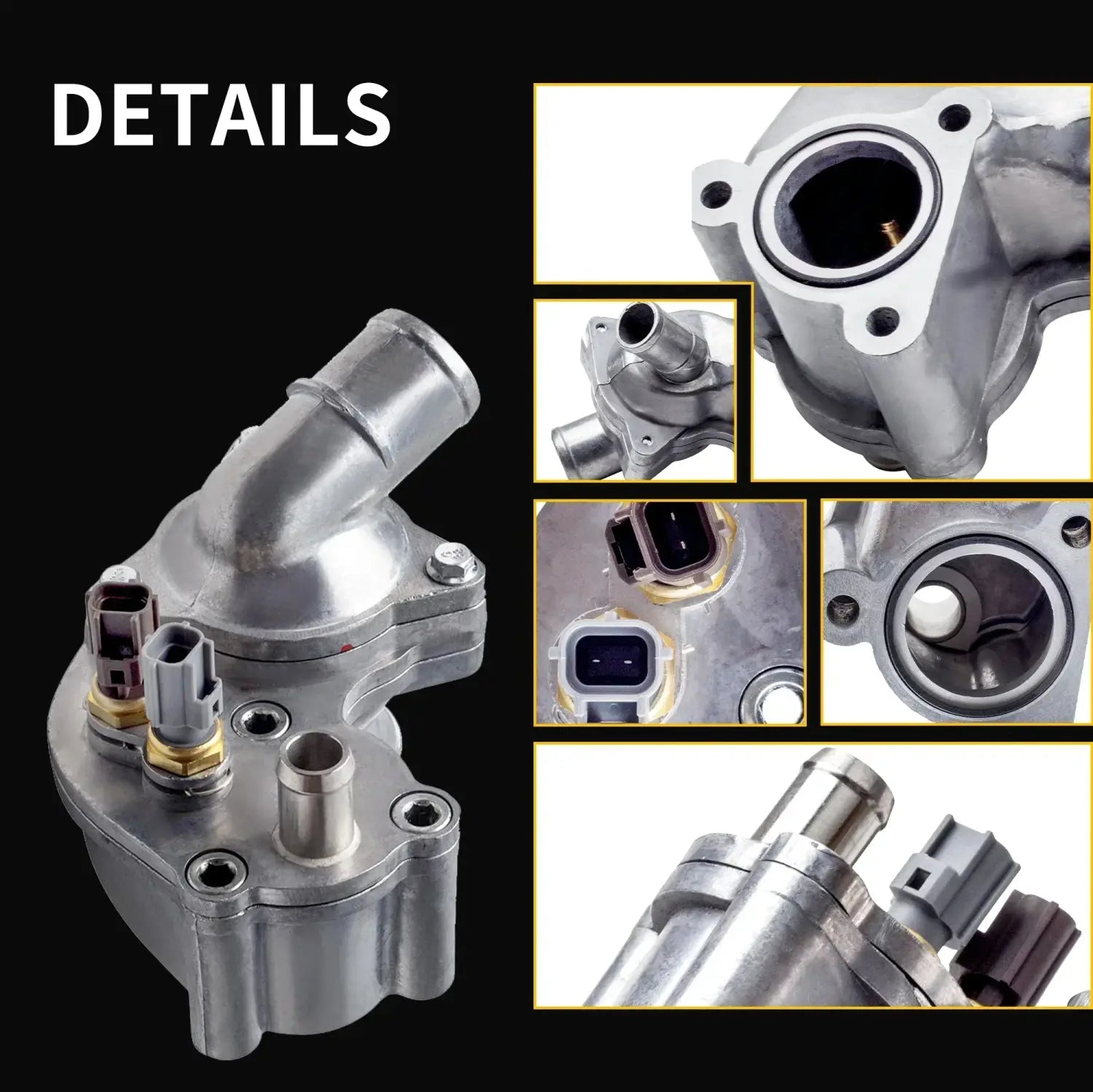 Aluminiowa obudowa termostatu Ford Explorer 4.0L V6 2002–2010 – zdjęcie produktu
