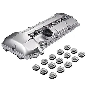 Aluminiowa pokrywa zaworów srebrna metaliczna z cylindrycznymi śrubami do bmw e39 e60 serii 3 5 7 x3 x5 numer części