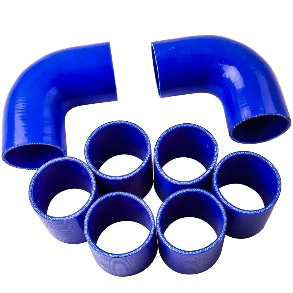 600x300x76 2.5" Интеркулерна тръба ALLOY UNIVERSAL TURBO HARD PIPE 3" Дебелина