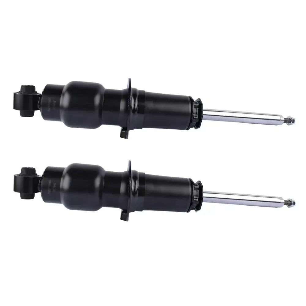 Czarno chromowane amortyzatory tylne lewe i prawe z gwintowanym trzpieniem do subaru forester ej204 ej25