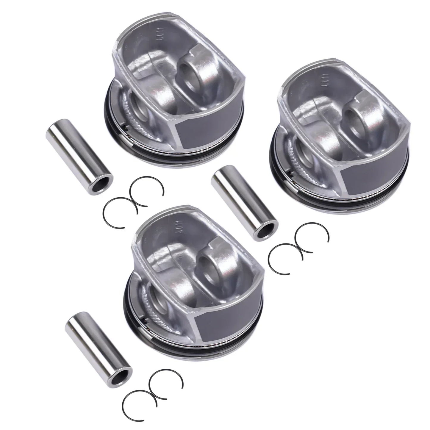 AP01 3x jeu de pistons et d'anneaux pour Seat Ibiza III Skoda Fabia VW Fox Polo 1.2 03D107065C