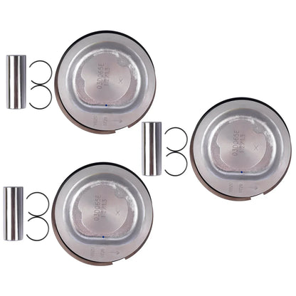 AP01 3x jeu de pistons et d'anneaux pour Seat Ibiza III Skoda Fabia VW Fox Polo 1.2 03D107065C
