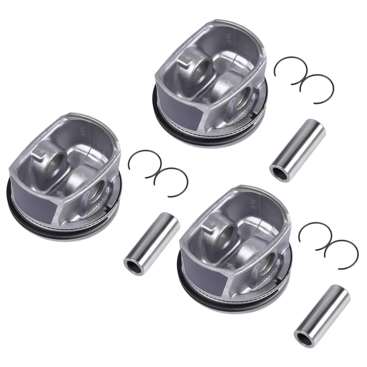 AP01 3x jeu de pistons et d'anneaux pour Seat Ibiza III Skoda Fabia VW Fox Polo 1.2 03D107065C
