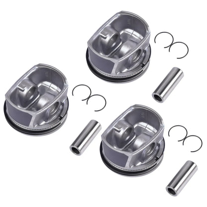 AP01 3x jeu de pistons et d'anneaux pour Seat Ibiza III Skoda Fabia VW Fox Polo 1.2 03D107065C