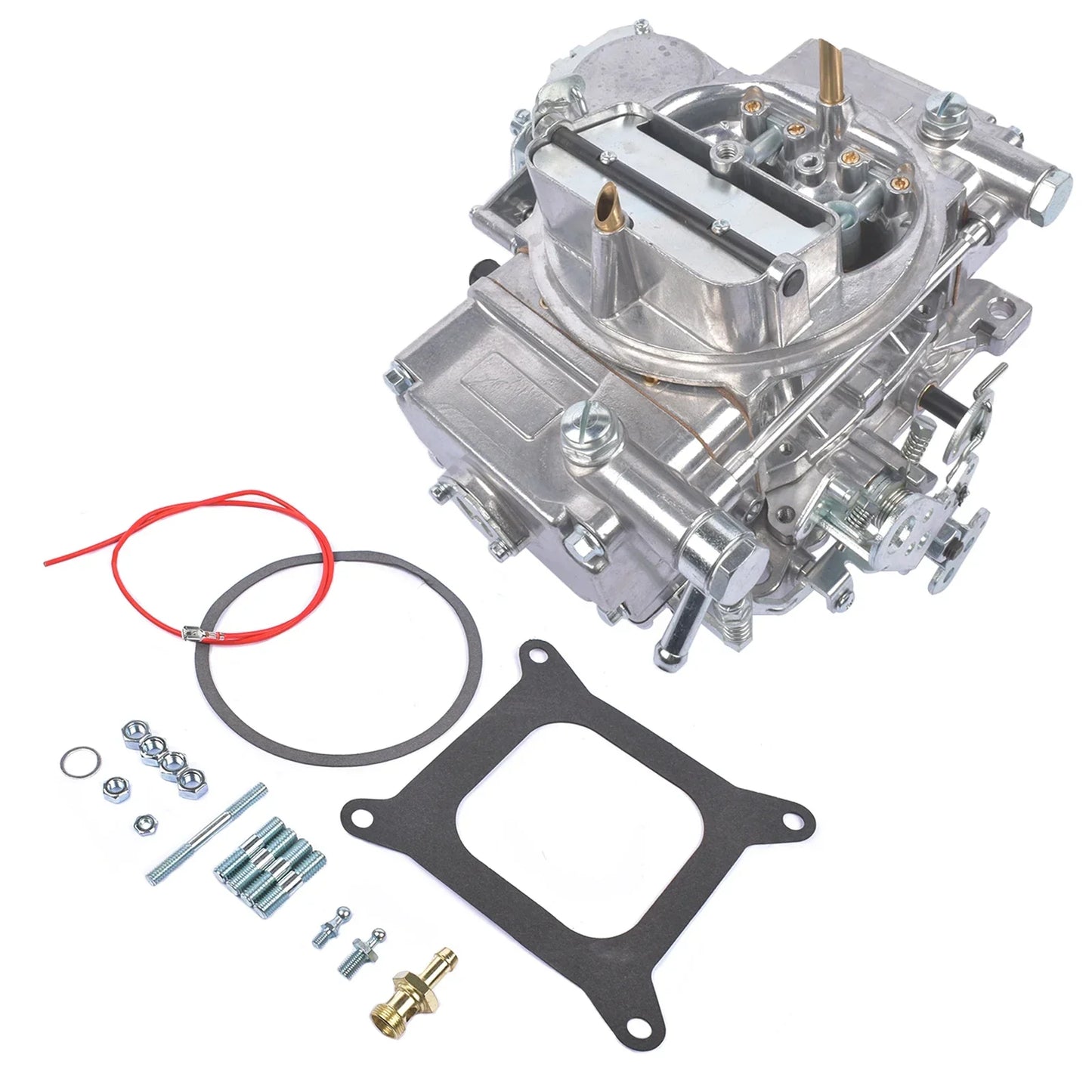AP01 4 Barrels Karburator Manuel Choke 600 CFM til Holley Dodge Chrysler Ford Mercury