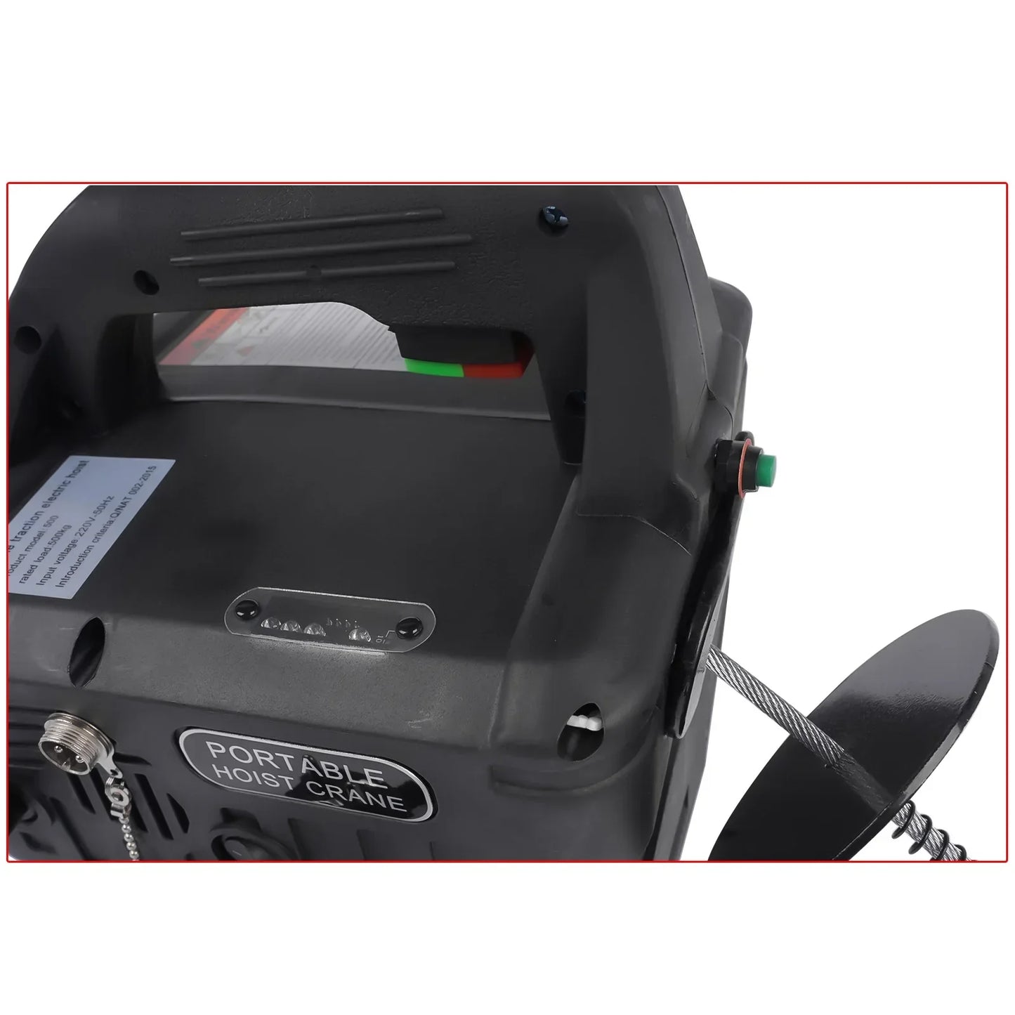 Przenośna wciągarka elektryczna 1500 W 1100 lb 7 m 3-in-1