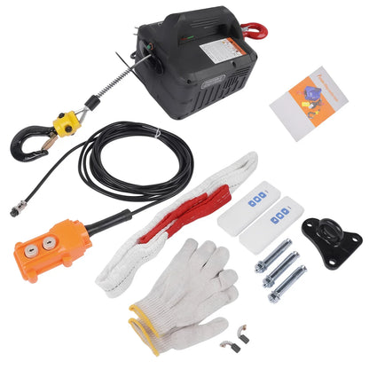 Przenośna wciągarka elektryczna 1500 W 1100 lb 7 m 3-in-1