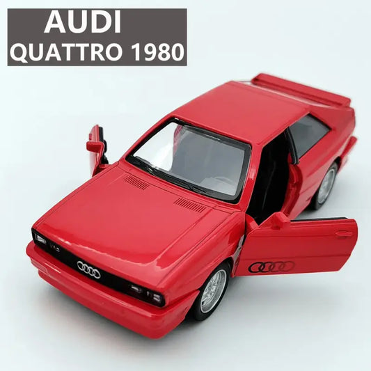 Audi Quattro 1980 1:36 – Metalowa Replika z Otwieranymi Drzwiami